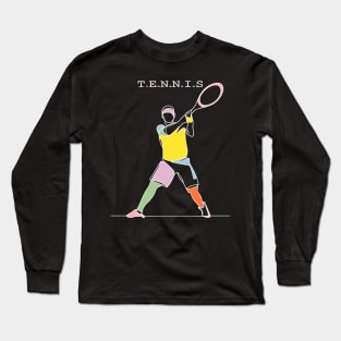 Tennis Sport Long Sleeve T-Shirt